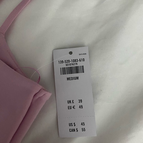Abercrombie & Fitch Soft A&F Collection Pink Asymmetrical Bodysuit - Picture 7 of 7